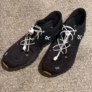 On Cloud X 3 Running Men's Black Athletic Shoes